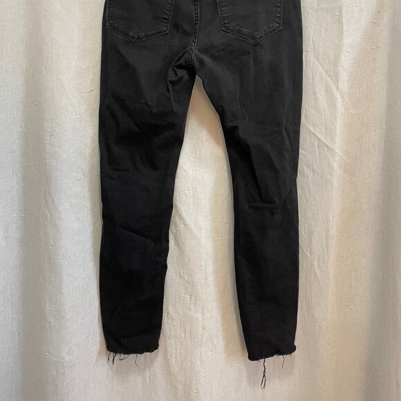 Black Distressed Skinny Jeans - Picture 2 of 5